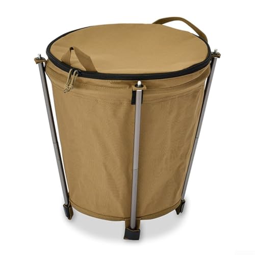 HpLive Tragbarer Camping Mülleimer 20L Faltbar mit Wasserdichtem PVC für Outdoor Aktivitäten Grillen Picknick von HpLive