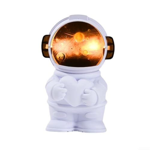 HpLive USB Astronaut Luftbefeuchter Desktop Gerät 220mL Wassertank 35-40mL/h Nebel Leiser Betrieb für Schlafzimmer Büro(B) von HpLive