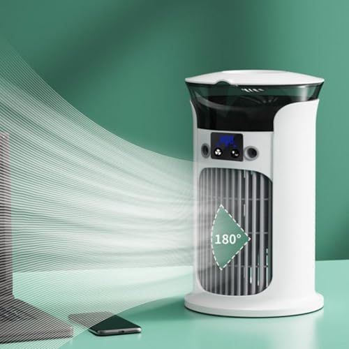 HpLive USB Luftkühler Klimaanlage Mini Ventilator mit 880ML Wassertank LED Nachtlicht 3 Geschwindigkeiten Luftbefeuchter Luftreiniger HpLive USB Luftkühler Klimaanlage Mini Ventilator mit 880ML Wassertank LED Nachtlicht 3 Geschwindigkeiten Luftbefeuchter Luftreiniger von HpLive