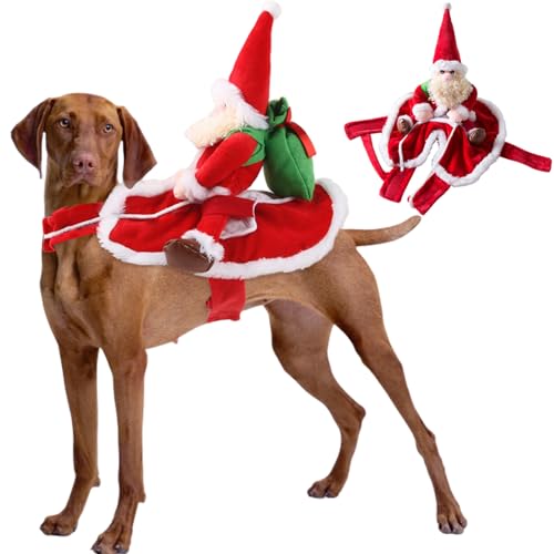 1 Set Hunde Kostüm Santa Hunde Kostüm Santa REIT Weihnachts -Outfit Lustige Haustierkostüme für kleine mittelgroße Haustiere Dress Up Cosplay Party 1 Set Hunde Kostüm Santa Hunde Kostüm Santa REIT Weihnachts -Outfit Lustige Haustierkostüme für kleine mittelgroße Haustiere Dress Up Cosplay Party von Hperu