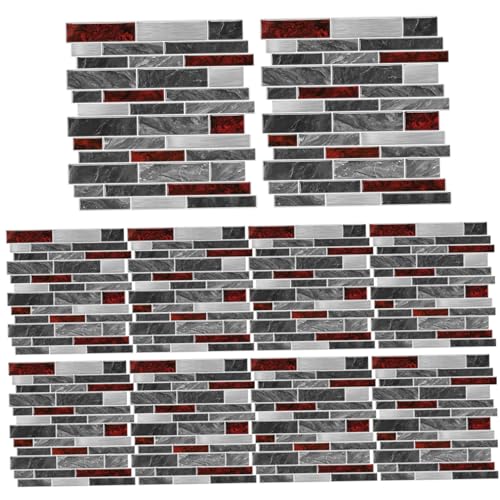 10 Blätter schälen und kleben Fliesen 12x12 Marmor Mosaik selbstklebend wasserdichte PVC wiederverwendbar für Küchenbad zu Hause Backsplash, Peel- und Stickwandfliesen 10 Blätter schälen und kleben Fliesen 12x12 Marmor Mosaik selbstklebend wasserdichte PVC wiederverwendbar für Küchenbad zu Hause Backsplash, Peel- und Stickwandfliesen von Hperu