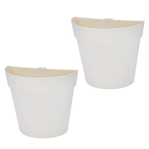 Blumentöpfe Wand Pflanzer Wand montiertes Plastikstackpflanze Blume Hängende Pflanzentopf für Wohnkultur 2pcs Blumentöpfe Wand Pflanzer Wand montiertes Plastikstackpflanze Blume Hängende Pflanzentopf für Wohnkultur 2pcs von Hperu