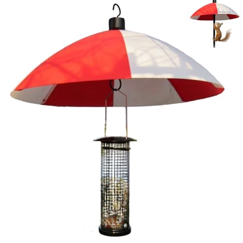 Eichhörnchen Schale für den Vogelfutterverguss 18 Zoll Dual Zweck winddichtem Schutz für Garten im Freien, Vogelfutterlieber Eichhörnchen Schale für den Vogelfutterverguss 18 Zoll Dual Zweck winddichtem Schutz für Garten im Freien, Vogelfutterlieber von Hperu