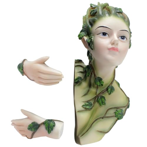 Fairy Tree Gesichter Dekor Outdoor Fairy Tree Hugger, wetterfeste Feenstatuen im Freien, lustige Harzgarten Fairy Statue Tree Hugger Außen Skulpturen Baum Dekorationen Fairy Tree Gesichter Dekor Outdoor Fairy Tree Hugger, wetterfeste Feenstatuen im Freien, lustige Harzgarten Fairy Statue Tree Hugger Außen Skulpturen Baum Dekorationen von Hperu