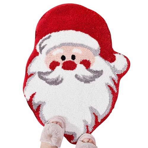 Hperu 18x24-Zoll-Weihnachtsteppich, Santa Claus Design Kitchen Teppich-Wasser-absorbierende weiche Türmatte, rutschfeste waschbare Badematte für Badezimmer, Badewanne, Zuhause Hperu 18x24-Zoll-Weihnachtsteppich, Santa Claus Design Kitchen Teppich-Wasser-absorbierende weiche Türmatte, rutschfeste waschbare Badematte für Badezimmer, Badewanne, Zuhause von Hperu