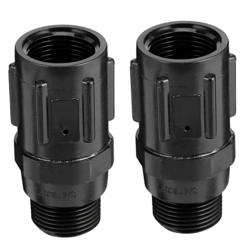 Hperu 2pcs 20psi Gartenbewässerungskit 3/4 Zoll Easy Tropf Druckreglersystem Reduzierer von Hperu