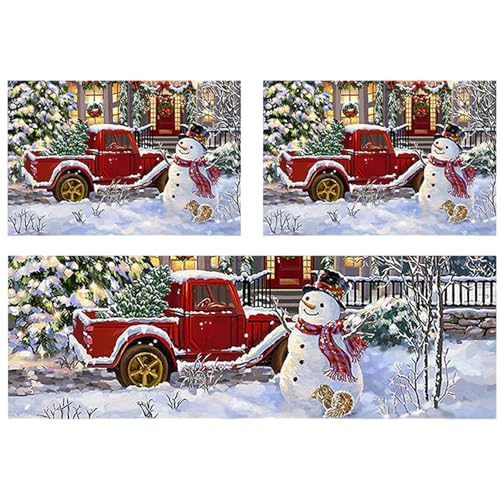Hperu 3 Sets Weihnacht Teppich Weihnachtsfleisch Teppiche Sets Snowman & Red Truck Küchenmatte Weiche, rutschfeste Maschine Waschable Der Teppich für Tür, Tür, Flur Hperu 3 Sets Weihnacht Teppich Weihnachtsfleisch Teppiche Sets Snowman & Red Truck Küchenmatte Weiche, rutschfeste Maschine Waschable Der Teppich für Tür, Tür, Flur von Hperu