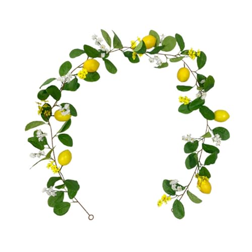 Hperu Hanging Greeny Lemon Künstliche Zitronen Berry Girland von Hperu