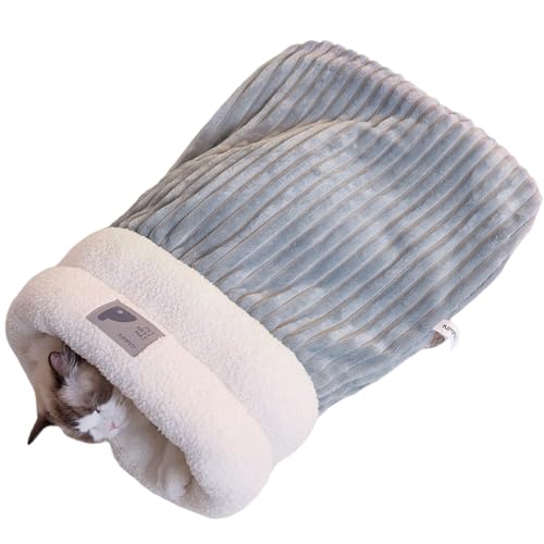 Katzendecke, 17, 7x21, 3 Zoll Warmer Katze Schlafsack mit Abdeckung Weicher, gemütlicher Hunde Schlafsack Haustierhöhlenbett für und Winter Katzendecke, 17, 7x21, 3 Zoll Warmer Katze Schlafsack mit Abdeckung Weicher, gemütlicher Hunde Schlafsack Haustierhöhlenbett für und Winter von Hperu
