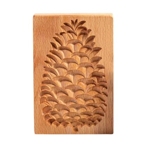 Keksschimmel Keksform DIY -Keks Backform Holz 3D Baumpresse Stempel für Partyhochzeit, Holz Backform von Hperu
