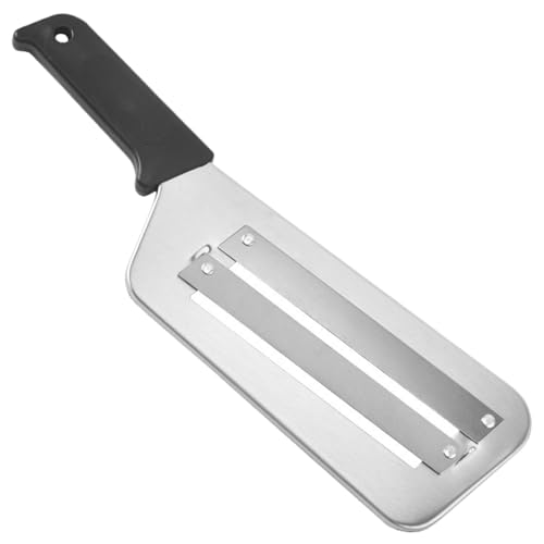 Kohlschnitzer Shredder, Kohl Shredder scharfe Edelstahlklinge Kohlschreiber Shredder Skidsicheres Kohl Slicer Doppelschicht Kohl für Gemüse und Obst Schwarz von Hperu