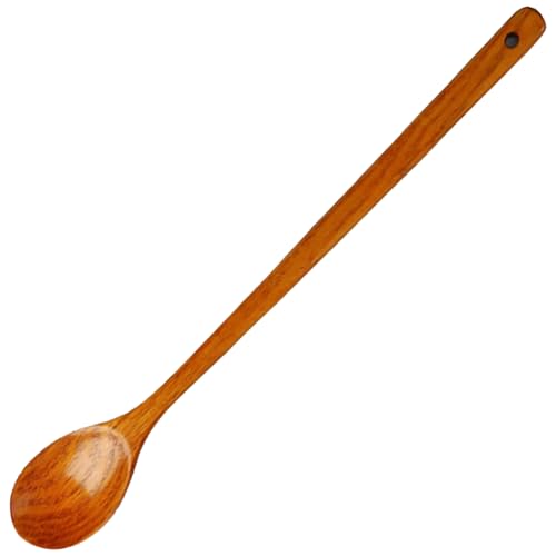 Langer Holzlöffel, 20 Holzlöffel zum Kochen von Küchenlöffel mit hängenden Loch zum Rühren des Mischens, schmeckender Löffel von Hperu