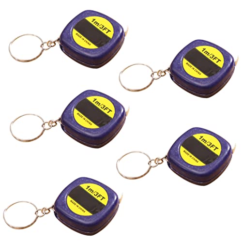 Messgrad Keychains Mini -Klebeband misst mit stabiler Schleifverriegelungsmetrik und Zollskala Messband für Home Office Random Color 5 PCs Bandmaß Messgrad Keychains Mini -Klebeband misst mit stabiler Schleifverriegelungsmetrik und Zollskala Messband für Home Office Random Color 5 PCs Bandmaß von Hperu