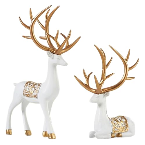 Rentier, 2pcs Rentier Weihnachtsdekoration leicht zu platzieren Rentier praktische und Mode Weihnachten Hirsch umweltfreundlich von Hperu