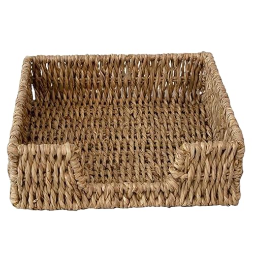 Serviettenhalter, Wasserpflanzen Serviettenhalter Rattan Serviettenhalter, handgefertigtes Korbschale, Weidenserviettenhalter für Küche, Abendessen, Serviettenhalter für die Küche 7.87x7.87x2.76 Serviettenhalter, Wasserpflanzen Serviettenhalter Rattan Serviettenhalter, handgefertigtes Korbschale, Weidenserviettenhalter für Küche, Abendessen, Serviettenhalter für die Küche 7.87x7.87x2.76 von Hperu