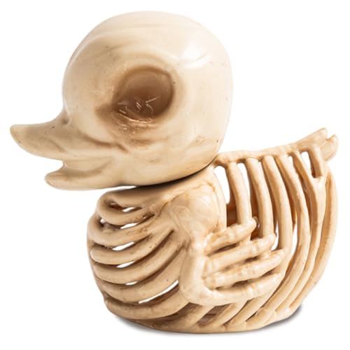 Skeleton Halloween Skelett, 6x4x5 Plastik -Realistische Ente, gruselige Schädel Halloween Enten für Innenparty -Trick oder Leckerbissen, Skelette, Skelette von Hperu