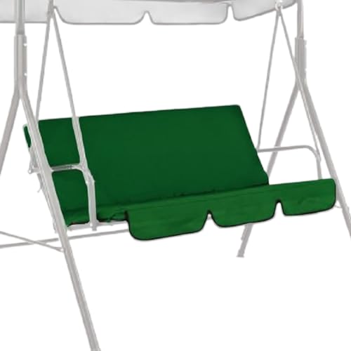 Swing -Sitzabdeckung, dunkelgrüne 190t Polyester Taft wasserdichte Schwungstuhlabdeckung Ersatz Gartenabdeckung für Außen 2/3 -Sitzter, Schwangersitzabdeckung 59.1X59.1X3.9 von Hperu
