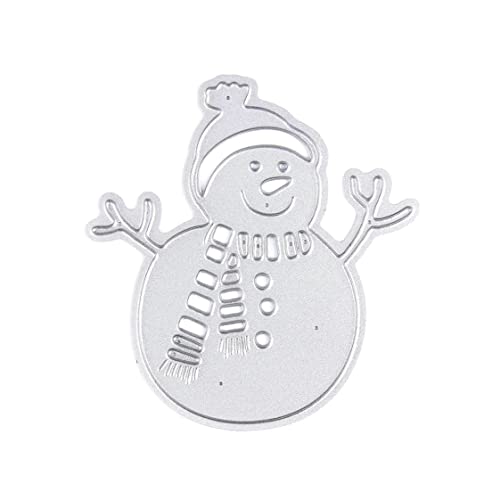 Weihnachts -Schneemann -Metall -Stanze, Prägenscheiben - für Kartenherstellung, DIY -Scrapbooking, Papierhandwerk, Metall -DIY -Schablonen Weihnachts -Schneemann -Metall -Stanze, Prägenscheiben - für Kartenherstellung, DIY -Scrapbooking, Papierhandwerk, Metall -DIY -Schablonen von Hperu