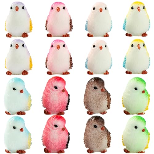 Winzige Vögel für Handwerksminiaturvögel für Handwerk 16pcs Mini Vögel niedliche Mini -Harz -Tiere Fairy Vogelfiguren für Garten Mikro Landschaft Home Schreibtisch Ornamente Dollhouse Dekor Winzige Vögel für Handwerksminiaturvögel für Handwerk 16pcs Mini Vögel niedliche Mini -Harz -Tiere Fairy Vogelfiguren für Garten Mikro Landschaft Home Schreibtisch Ornamente Dollhouse Dekor von Hperu