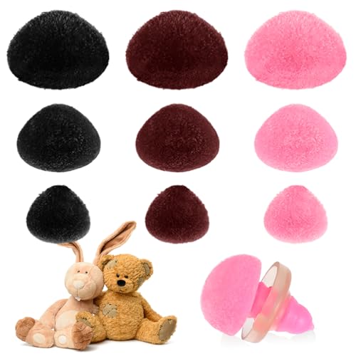 90 Stück Plüsch Sicherheitsnasen für Häkeltiere Beflockung Kunststoff Sicherheitsnasen Puppennase Mit Unterlegscheiben Nasen Häkelnasen Schwarze für Amigurumi Hunde Hund Hase Marionetten DIY Handwerk 90 Stück Plüsch Sicherheitsnasen für Häkeltiere Beflockung Kunststoff Sicherheitsnasen Puppennase Mit Unterlegscheiben Nasen Häkelnasen Schwarze für Amigurumi Hunde Hund Hase Marionetten DIY Handwerk von Hpmjz