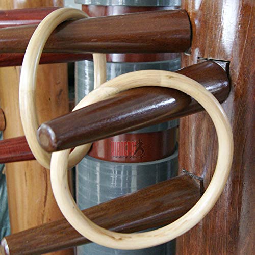 Wing Chun Rattan Ring, Wing Tsun Kung Fu Ring Trainingsgeräte Kampfkunst Kung Fu Tai Chi Trainingsring Natürliches Holz Widerstand Krafttraining Fitness für Hände Trainer-28cm/35cm von Hpory