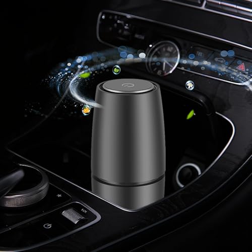 Hqynss Auto-Luftreiniger, HEPA-Filter, Geräuschlos, Tragbar, Entfernt Gerüche & Keime für Auto, Zuhause, Büro von Hqynss