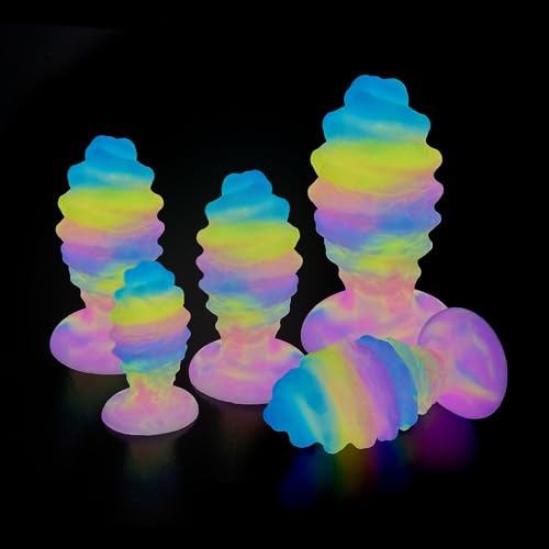 5 Größen Leuchtender Alien Dildo Realistischer Fantasy Monster Dildos Silikon Analdildo mit Saugnapf großer Analplug Anus Dilatator G-Punkt Stimulation Anal Butt Plug Sex Spielzeug für Frauen Männer(L 5 Größen Leuchtender Alien Dildo Realistischer Fantasy Monster Dildos Silikon Analdildo mit Saugnapf großer Analplug Anus Dilatator G-Punkt Stimulation Anal Butt Plug Sex Spielzeug für Frauen Männer(L von Hrekssi