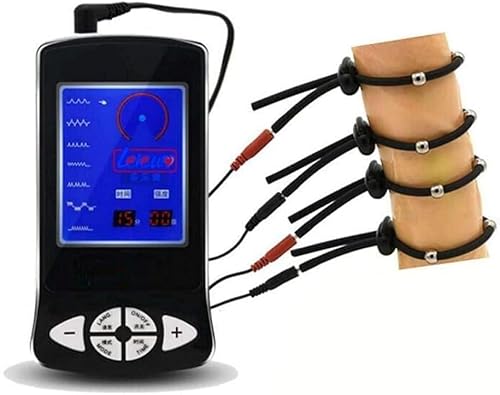 E-Stim Reizstrom Set Silikon Schlaufen Set Elektro Sex Penisringe Set Elektro Schock Penis Enlargement Extender Enhancer Conductive Rings Elektrostimulation Sexspielzeug Mastrubrator Für Männer von Hrekssi