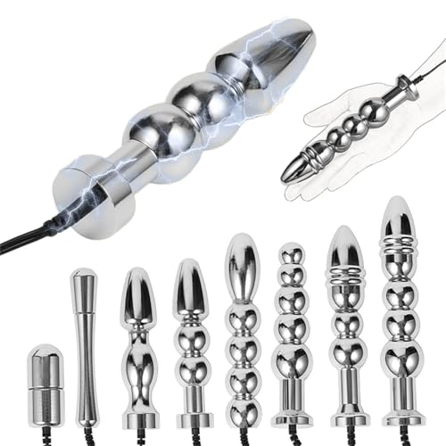Extrem Electro Shock Analplug Zubehör, Edelstahl Anal beads Butt Plug Masturbator - Vaginal Plug Analkugeln Anal Dilatator Elektrosex Analdildo Doppelpoliger Sexspielzeug für Frauen Männer und Paare(C Extrem Electro Shock Analplug Zubehör, Edelstahl Anal beads Butt Plug Masturbator - Vaginal Plug Analkugeln Anal Dilatator Elektrosex Analdildo Doppelpoliger Sexspielzeug für Frauen Männer und Paare(C von Hrekssi