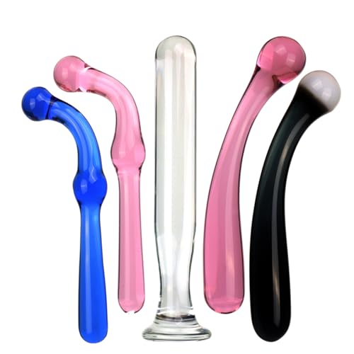 Gebogen Glasdildo Glas Analplug Kristall Doppel Dildo Glasplug Homosexuell Anal Dilatator Analspielzeug G-Punkt Stimulator Butt Plug Vaginal Anal Masturbation SM Sexspielzeug Für Frauen Männer,B Gebogen Glasdildo Glas Analplug Kristall Doppel Dildo Glasplug Homosexuell Anal Dilatator Analspielzeug G-Punkt Stimulator Butt Plug Vaginal Anal Masturbation SM Sexspielzeug Für Frauen Männer,B von Hrekssi