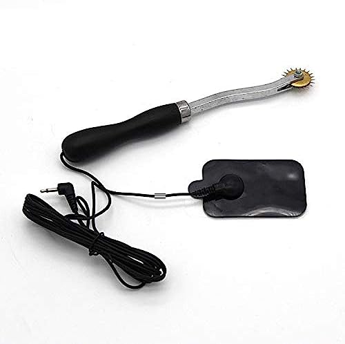 Hrekssi E-Stim Sex Set, Elektroschock Wartenberrad BDSM Nervenrad für Reizstrom Elektrostimulation Stimulator SM für Frauen Paare Hrekssi E-Stim Sex Set, Elektroschock Wartenberrad BDSM Nervenrad für Reizstrom Elektrostimulation Stimulator SM für Frauen Paare von Hrekssi