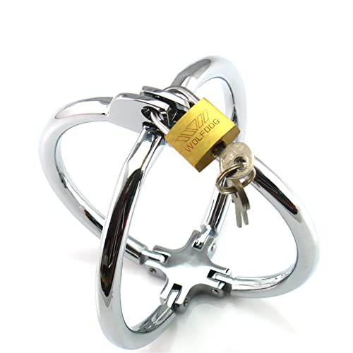Hrekssi Edelstahl Handeisen Handschellen Unisex Handcuffs mit Schloss und Schlüssel Slave Fetisch Fesseln Erotik SM Extrem Bondageset Sexspielzeug für Paare Anfänger Frauen und Männer Hrekssi Edelstahl Handeisen Handschellen Unisex Handcuffs mit Schloss und Schlüssel Slave Fetisch Fesseln Erotik SM Extrem Bondageset Sexspielzeug für Paare Anfänger Frauen und Männer von Hrekssi