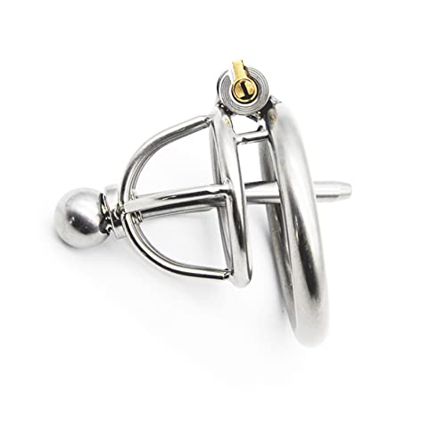Hrekssi Edelstahl Keuschheitsgürtel Mann Peniskäfig mit Metall Dilator, Chastity Cage Keuschheitskäfig Herren mit Penis Plug Harnröhrendehner SM Bondage Cock Cage Cockringe Sexspielzeug für Männer Hrekssi Edelstahl Keuschheitsgürtel Mann Peniskäfig mit Metall Dilator, Chastity Cage Keuschheitskäfig Herren mit Penis Plug Harnröhrendehner SM Bondage Cock Cage Cockringe Sexspielzeug für Männer von Hrekssi