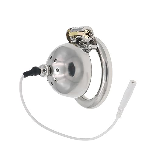Hrekssi Elektrische Stimulation Keuschheitsgürtel Mann Edelstahl Peniskäfig Set Elektro Shock Reizstromgeräte Keuschheitskäfig SM Bondage Extrem Sexspielzeug für Männer,45mm Hrekssi Elektrische Stimulation Keuschheitsgürtel Mann Edelstahl Peniskäfig Set Elektro Shock Reizstromgeräte Keuschheitskäfig SM Bondage Extrem Sexspielzeug für Männer,45mm von Hrekssi