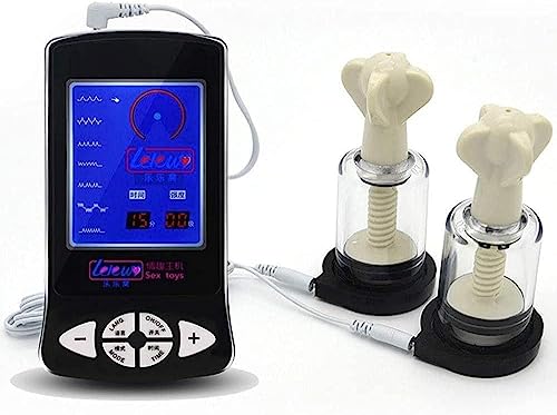 Hrekssi Elektrostimulation Reizstromgerät Nippelsauger Elektroschock Nipple Suckers Brustpumpe Nippel-pumpe Brustwarzen Vergrößerung Bondage Bruststimulatoren Erotik Sexspielzeug für Frauen Männer Hrekssi Elektrostimulation Reizstromgerät Nippelsauger Elektroschock Nipple Suckers Brustpumpe Nippel-pumpe Brustwarzen Vergrößerung Bondage Bruststimulatoren Erotik Sexspielzeug für Frauen Männer von Hrekssi