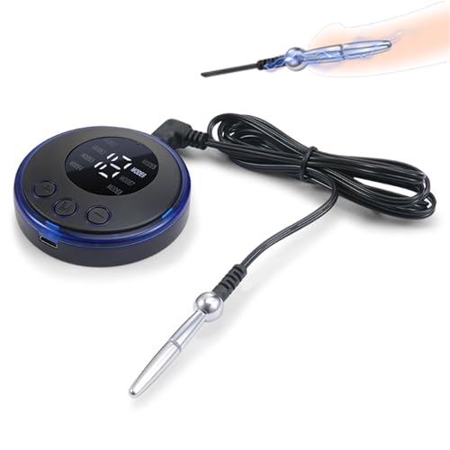 Hrekssi S/M/L Elektro Shock Edelstahl Harnröhren Dilatatoren Set, Metall Perlen Penis Plug Sounds Dilator Elektrische Stimulation Massageelektroschock SM Extrem Sexspielzeug für Männer(S) von Hrekssi