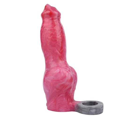 Silikon Realistischer Animal Wolf Hund Penis Dildos mit Knoten Penishülle Penismanschetten Erektionssteigerung Penis Extender Vergrößerung Penis Sleeve G-Punkt Stimulation Sexspielzeug Männer ,Pink Silikon Realistischer Animal Wolf Hund Penis Dildos mit Knoten Penishülle Penismanschetten Erektionssteigerung Penis Extender Vergrößerung Penis Sleeve G-Punkt Stimulation Sexspielzeug Männer ,Pink von Hrekssi