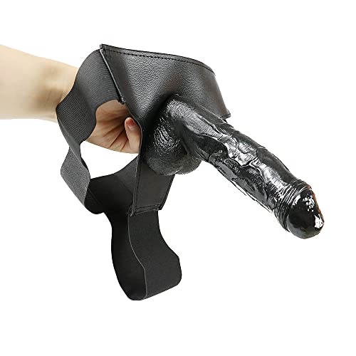 Strap-On Dildo Verstellbarem Umschnall-Dildos Lesben Masturbieren Sm Sexspielzeug Mit Harness, G-Punkt Umschnall Dildo Lesben Masturbator Für Frauen, Männer & Paare,Black von Hrekssi
