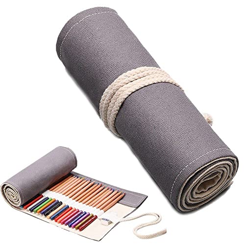 Canvas Bleistift Roll Wrap 48 Slots Multi -use -roll -up -Bleistift -hülle Große Kapazität Stift Vorhang Malvorlagen Organizer Halter Canvas Bleistift Roll Wrap 48 Slots Multi -use -roll -up -Bleistift -hülle Große Kapazität Stift Vorhang Malvorlagen Organizer Halter von Hrippy