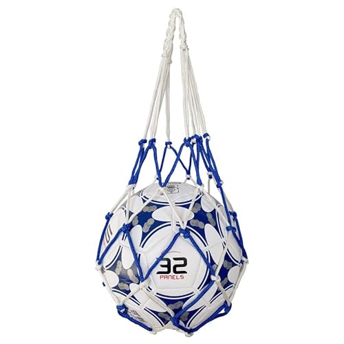 Hrlace 1 Stück Basketball Netz Tasche Ballnetz Tragbare Fußball-Netztasche Netzbeutel Groß Ballsack Sports Mesh Tasche with Kordelzug für Volleyball, Basketball, Stadion & Strand Blau-Weiß Hrlace 1 Stück Basketball Netz Tasche Ballnetz Tragbare Fußball-Netztasche Netzbeutel Groß Ballsack Sports Mesh Tasche with Kordelzug für Volleyball, Basketball, Stadion & Strand Blau-Weiß von Hrlace