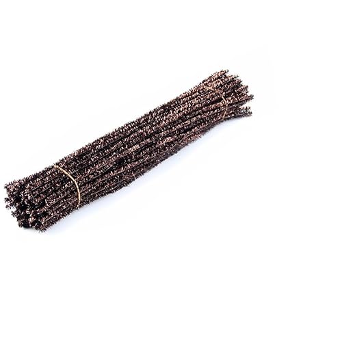 Hrlace 100 Stück Glitzer Pfeifenreiniger Chenilledraht Bunt Biegeplüsch DIY Pfeifenreiniger Biegeplüsch für Kinder Pipe Cleaner zum Basteln für DIY Projekte Weihnachtszierde Dekoriere Braun Hrlace 100 Stück Glitzer Pfeifenreiniger Chenilledraht Bunt Biegeplüsch DIY Pfeifenreiniger Biegeplüsch für Kinder Pipe Cleaner zum Basteln für DIY Projekte Weihnachtszierde Dekoriere Braun von Hrlace