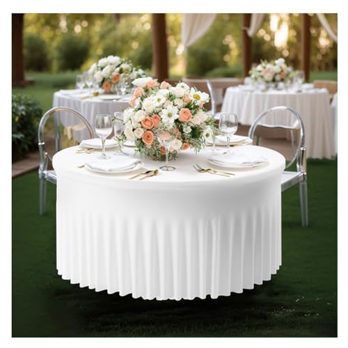 Hrlace 183cm Spandex Tischdecke Runde Elastische Tischrock Solide Bankett Tischröcke Tischhusse Tischtuch für Hochzeit Geburtstag Cocktail Party Heim Tische Dekoration Weiß Diameter 183cm Hrlace 183cm Spandex Tischdecke Runde Elastische Tischrock Solide Bankett Tischröcke Tischhusse Tischtuch für Hochzeit Geburtstag Cocktail Party Heim Tische Dekoration Weiß Diameter 183cm von Hrlace