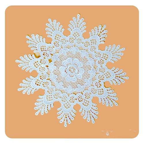 Hrlace 2 Stück Gestickte Tischläufer Gehäkelt Untersetzer Runde Spitze Platzdeckchen Handgefertigte Vintage Rustikalen Tisch Deckchen Deko für Küche Esszimmer Party Hochzeit Kommoden Deko 3# 25 cm Hrlace 2 Stück Gestickte Tischläufer Gehäkelt Untersetzer Runde Spitze Platzdeckchen Handgefertigte Vintage Rustikalen Tisch Deckchen Deko für Küche Esszimmer Party Hochzeit Kommoden Deko 3# 25 cm von Hrlace