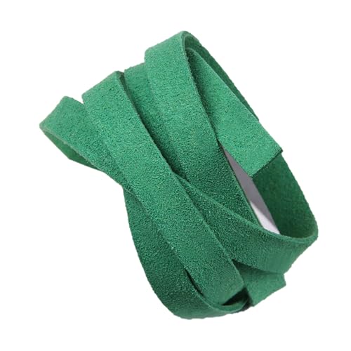 Hrlace Faux Wildleder Schnur 5m x 8mm Lederband Lederschnur Samtband Veloursleder Band Doppelseitiges Samt für Schmuck, Halsketten, Armbänder, Perlen DIY handgefertigtes Kunsthandwerk Dunkelgrün 1# von Hrlace