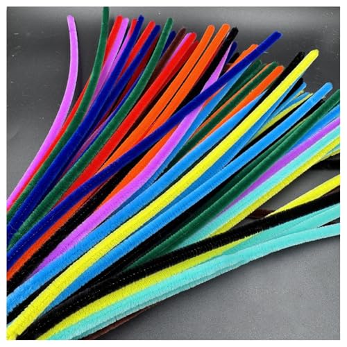 Hrlace Pfeifenreiniger zum Basteln Bunt Chenilledraht Chenille-Stiele Lang 30cm X 6mm Pfeifenputzer Pipe Cleaner für DIY Handwerk Projekte Blumen Kunstprojekte Dekorationen Dunkel 10-Farben 600 Stück Hrlace Pfeifenreiniger zum Basteln Bunt Chenilledraht Chenille-Stiele Lang 30cm X 6mm Pfeifenputzer Pipe Cleaner für DIY Handwerk Projekte Blumen Kunstprojekte Dekorationen Dunkel 10-Farben 600 Stück von Hrlace