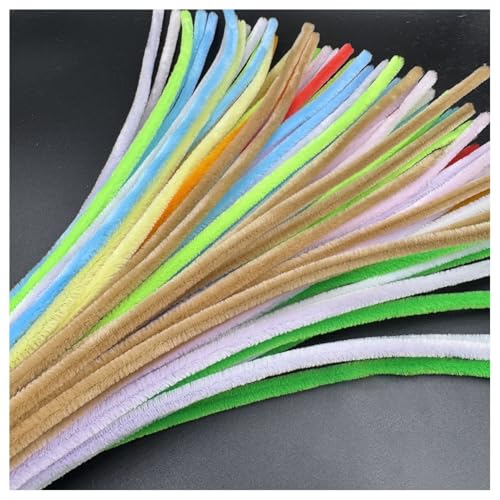 Hrlace Pfeifenreiniger zum Basteln Bunt Chenilledraht Chenille-Stiele Lang 30cm X 6mm Pfeifenputzer Pipe Cleaner für DIY Handwerk Projekte Blumen Kunstprojekte Dekorationen Hell 10-Farben 200 Stück Hrlace Pfeifenreiniger zum Basteln Bunt Chenilledraht Chenille-Stiele Lang 30cm X 6mm Pfeifenputzer Pipe Cleaner für DIY Handwerk Projekte Blumen Kunstprojekte Dekorationen Hell 10-Farben 200 Stück von Hrlace