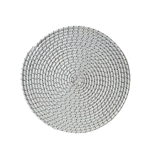 Hrlace Topfuntersetzer aus Baumwollfaden rutschfest Stilvolle Untersetzer Stofftöpfe Topfuntersetzer Hitzebeständig Runde geflochtene Platzsets zum Kochen und Backen, 1 Stück Schwarz & weiß 30cm Hrlace Topfuntersetzer aus Baumwollfaden rutschfest Stilvolle Untersetzer Stofftöpfe Topfuntersetzer Hitzebeständig Runde geflochtene Platzsets zum Kochen und Backen, 1 Stück Schwarz & weiß 30cm von Hrlace