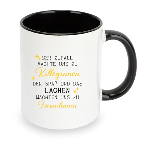 Abschiedsgeschenk Kollegen Tasse Arbeitskollegin Geschenk Für Kolleginnen Weihnachts Für Kolleginnen Geschenk Kollegin Geburtstag Geschenke Arbeitskollegin Kollegen (Schwarz) von Hroanc
