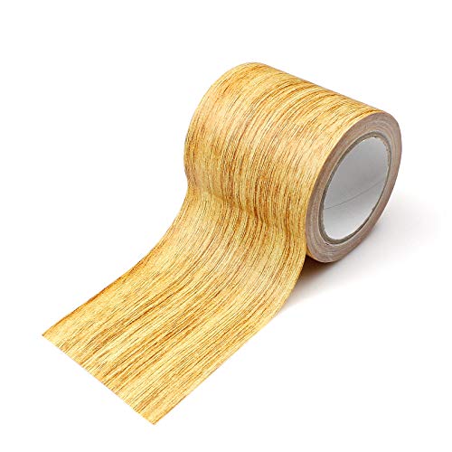 YunBey Boden Holzoptik Selbstklebende Folie Holzkontaktpapier Möbelklebeband Reparaturband für Tische Wände Stühle-Beige von YunBey