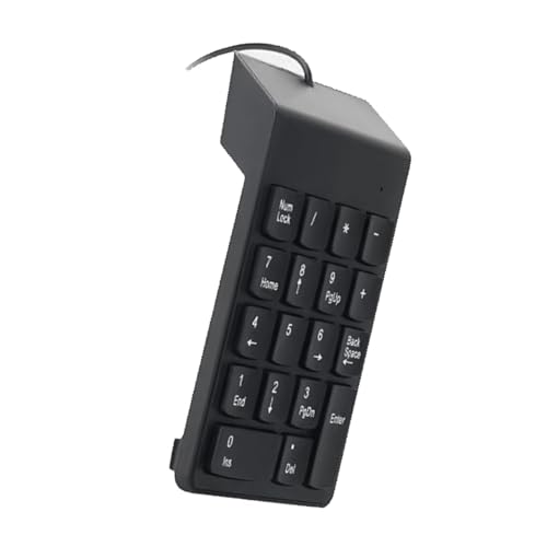 Hrtyvhin 18Keys Small Numpad Corded Keyboard Tastatur Für Effizienz Und Komfort Typing Die Für Verschiedene Computerbenutzer Geeignet Sind von Hrtyvhin